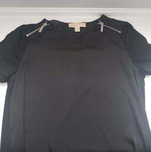 Michael Kors short sleeve black top size S